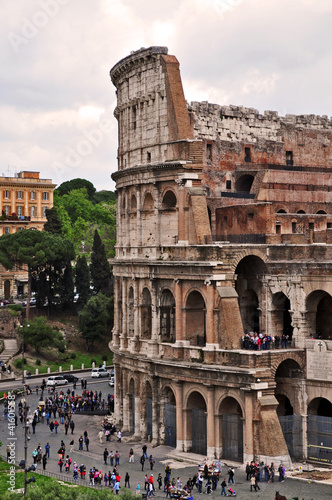 Roma: Colosseo dal colle Palatino photo