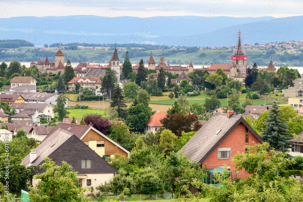 Murten old town and castle, Switzerland