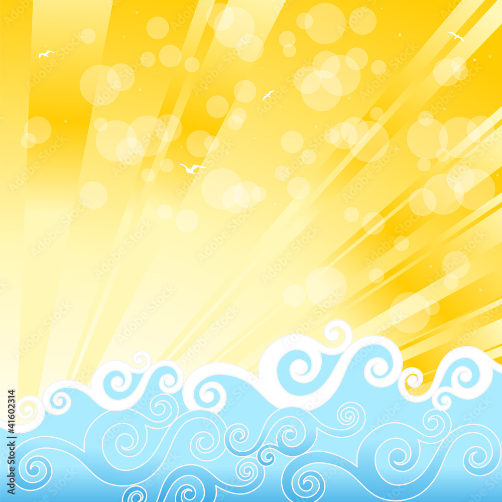 Summer Vector Background