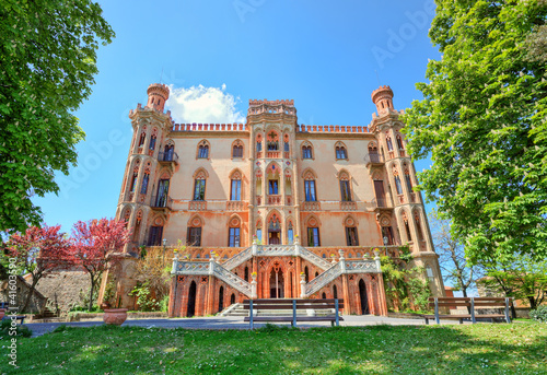 Old Castle. Novello, Northern Italy.