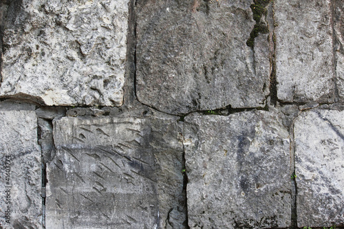 Brick wall architectural background texture