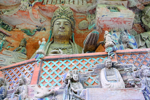 Скальные барельефы Дацзу. Китай