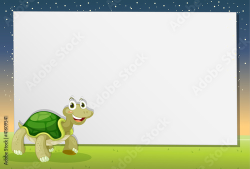 turtle on paper