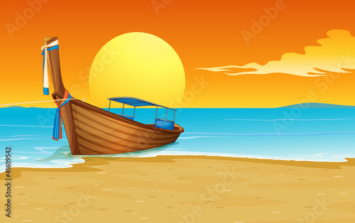 boat on beach