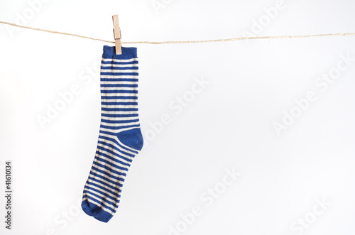 Calcetín colgado
