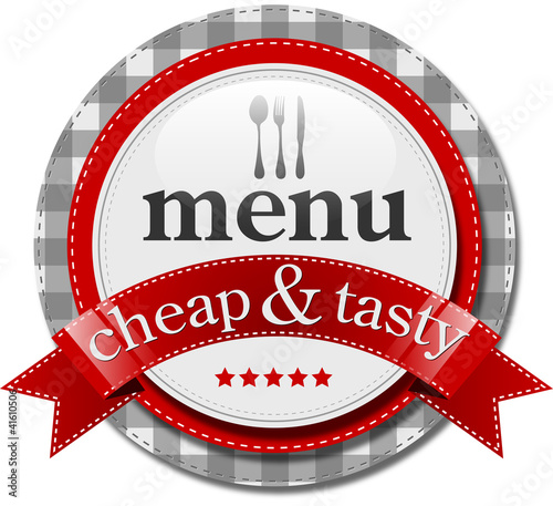Menu label