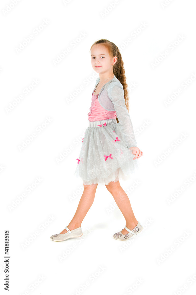 Fototapeta premium The walking girl