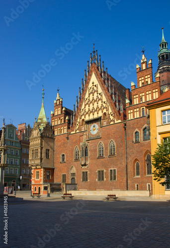 city hall of Wroclaw, Poland