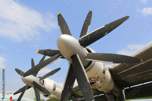 Aircraft engine with propeller