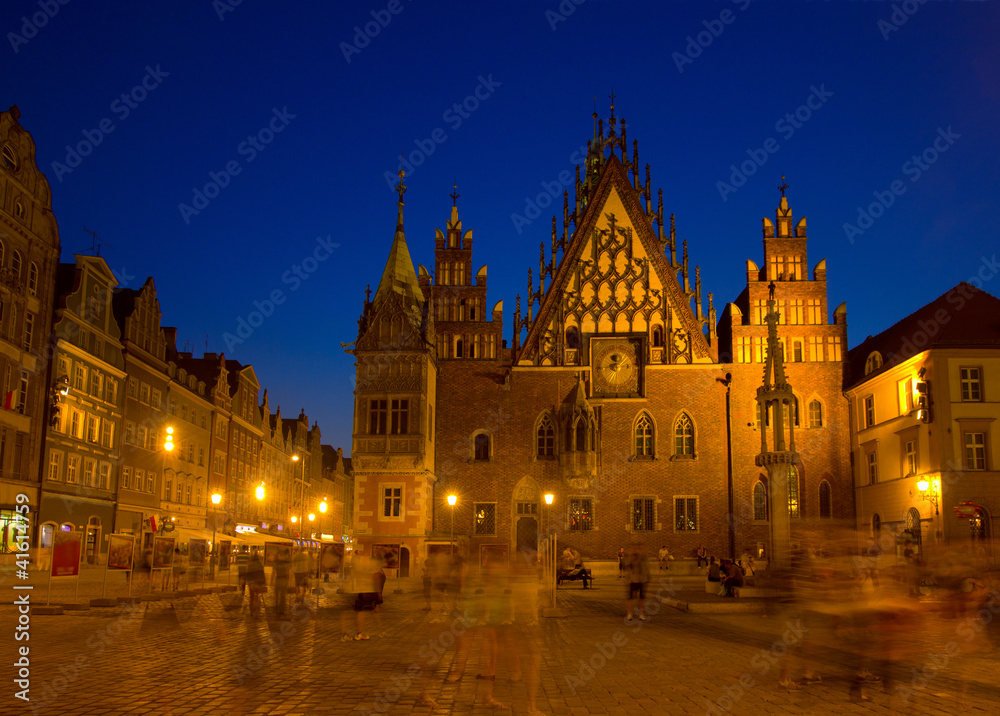 town hall of Wroclaw, Poland