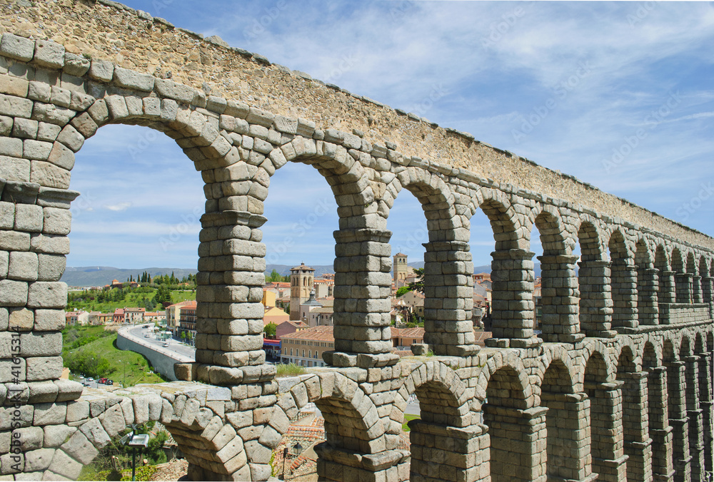 Vista a Segovia desde el Acueducto Vista a Segovia desde el Acueducto