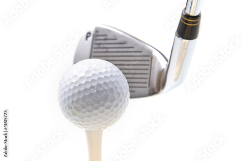 mazza e pallina da golf