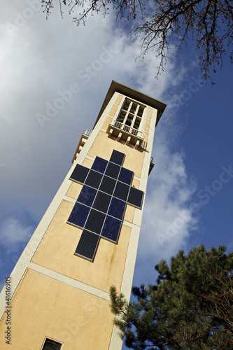 Kirchturm von St. Augustinus in Hameln photo