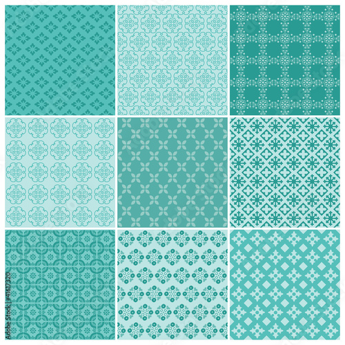 Seamless backgrounds Collection - Vintage Tile - for design and