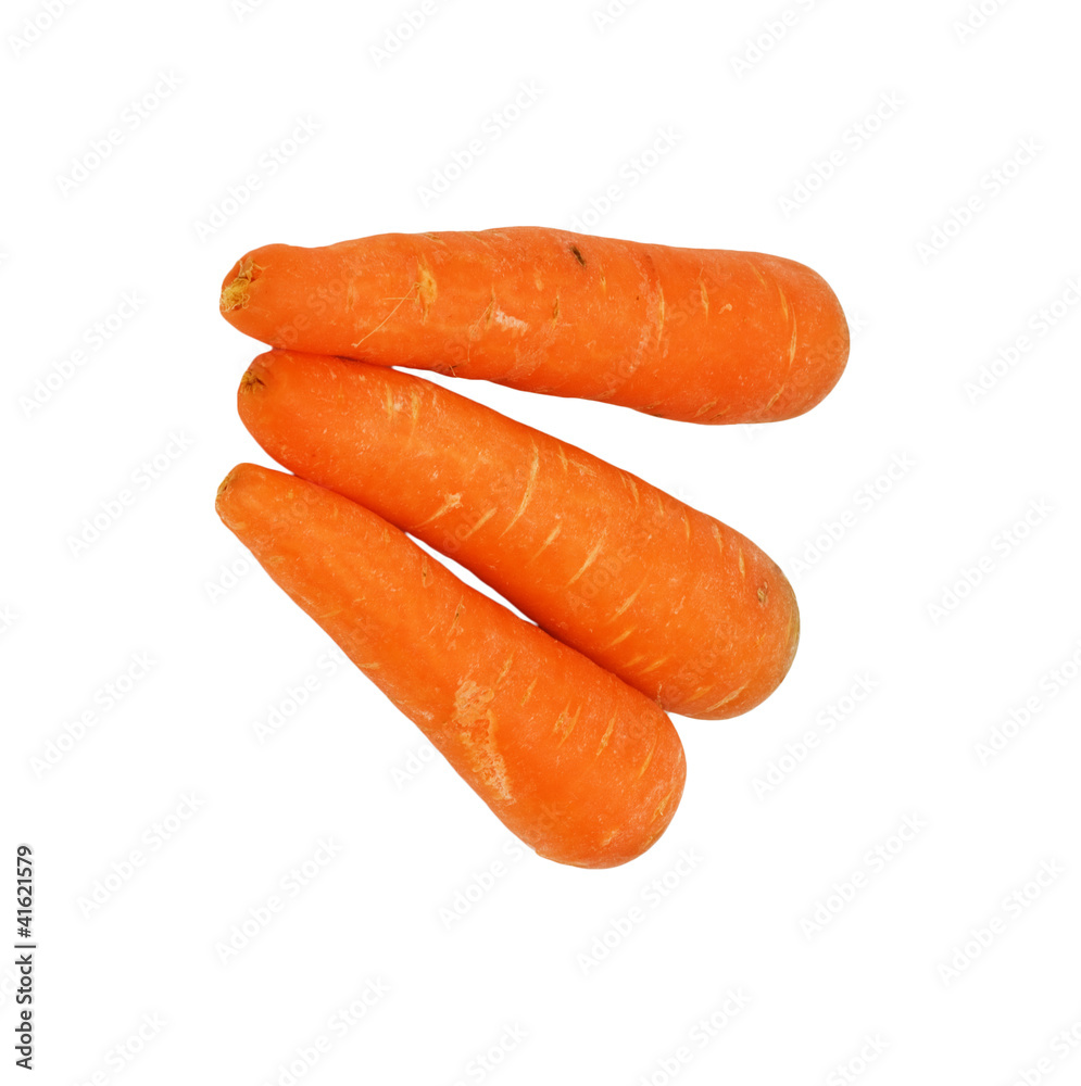 Carrot fresh vegetable group on white background Carrot fresh vegetable group on white background