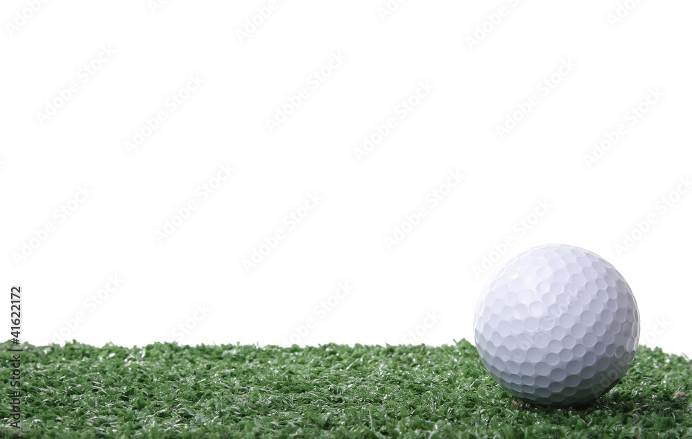 Obraz premium Golf ball isolated white background