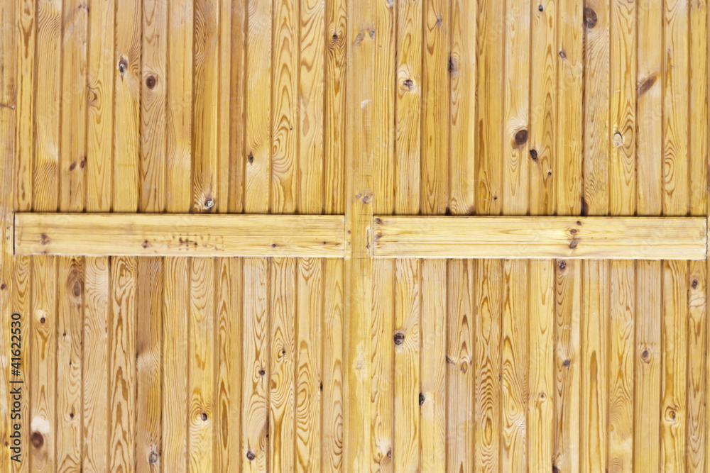 Close up of gray wooden fence panels Close up of gray wooden fence panels
