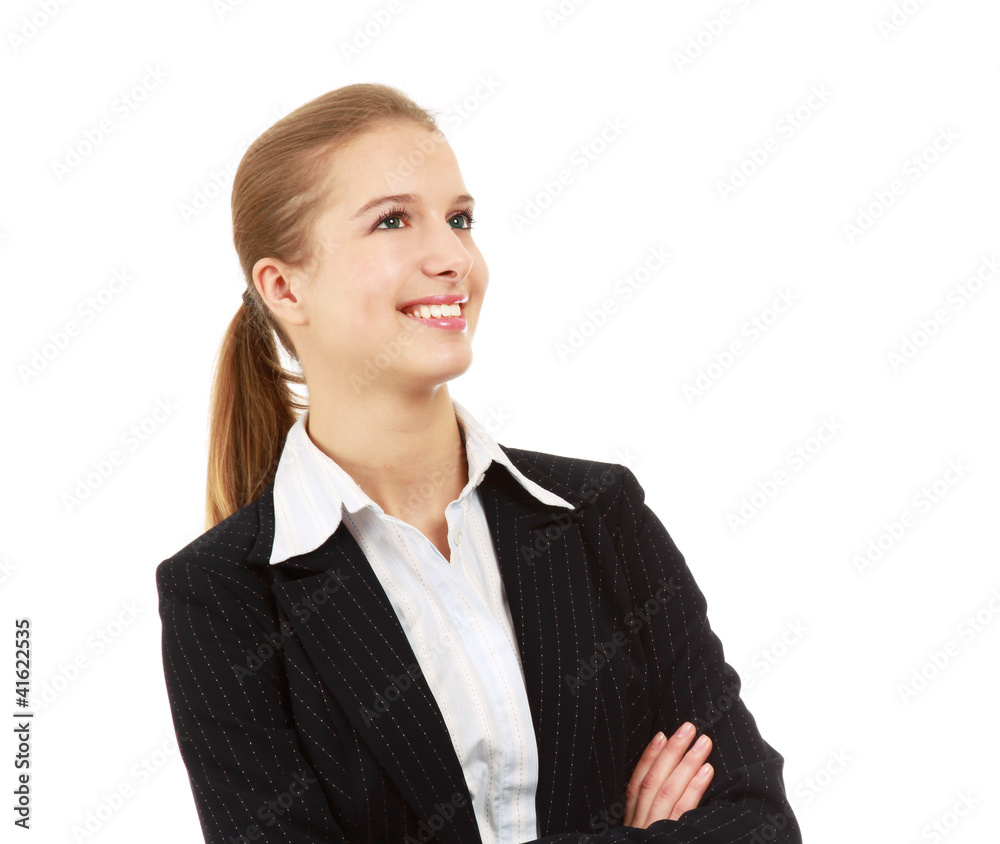 Closeup of a young successful businesswoman Closeup of a young successful businesswoman