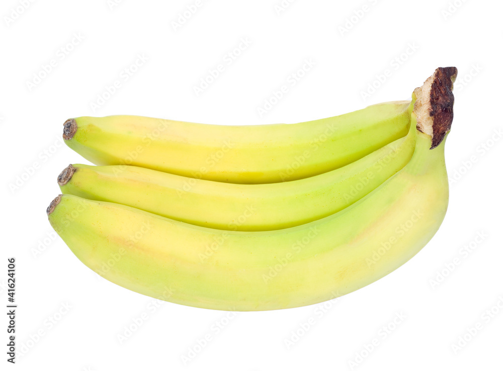 bananas isolated on white background + Clipping Path
