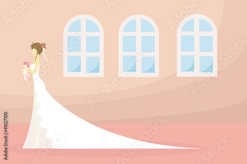 A bride is waiting... or is this woman waiting to be a bride