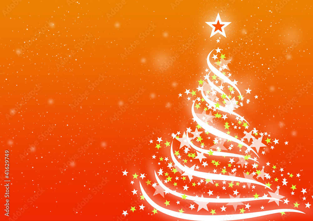 Christmas background DXM Orange
