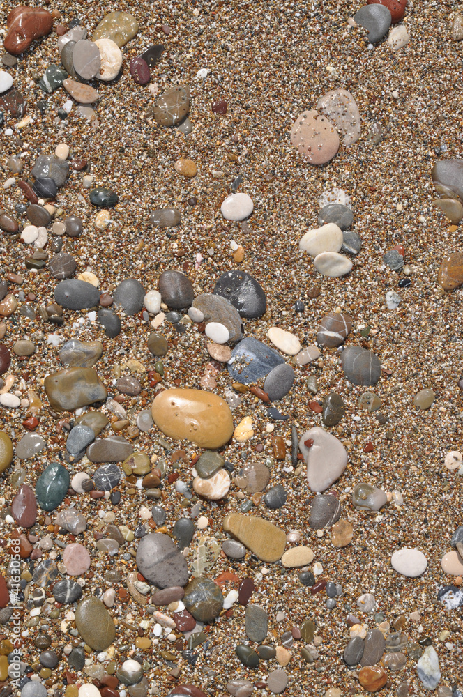 Kiesel an einem Strand Kiesel an einem Strand