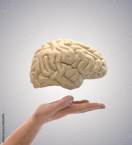 Принти на полотні Brain in hand