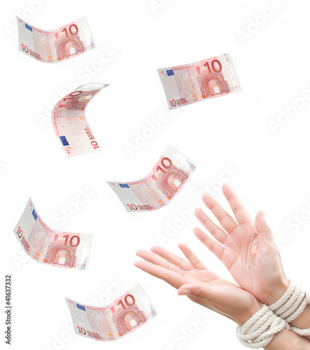 Money tied up