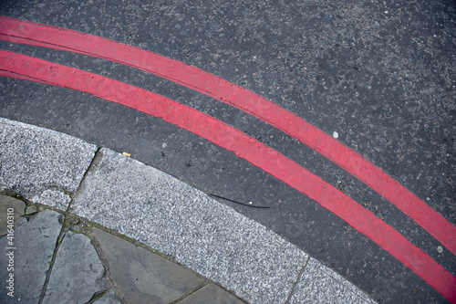 Double red lines
