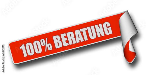 Band Sticker rot rore II 100% BERATUNG photo