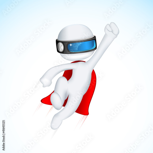 3d Superhero in Vactor