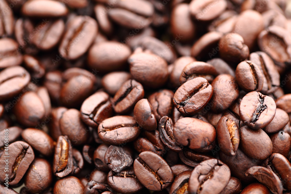 Naklejka premium Coffee beans
