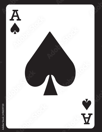 Ace of Spades! Vector eps 8