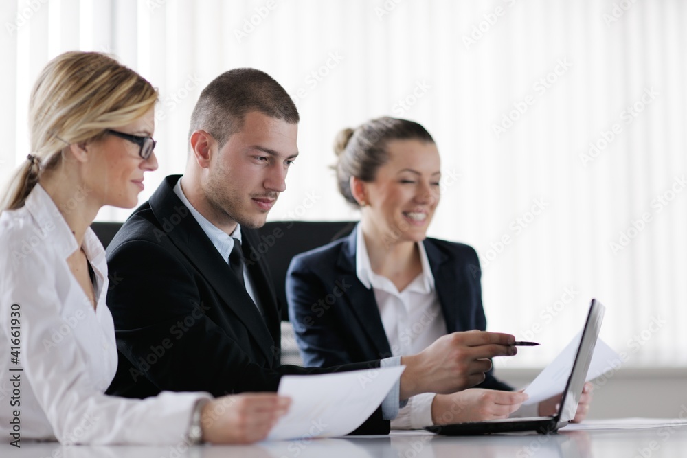business people in a meeting at office business people in a meeting at office