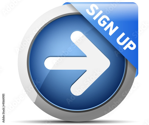 Sign up button