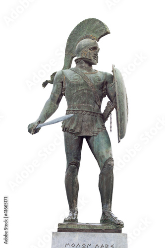 King Leonidas of the 300 spartan soldiers
