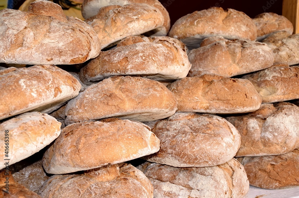 traditional round bread