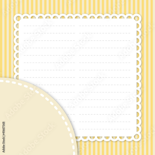 Placemat menu
