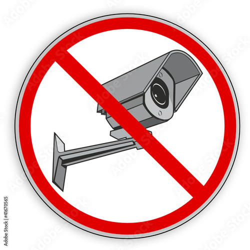 Verbotsschild- Fotografieren verboten