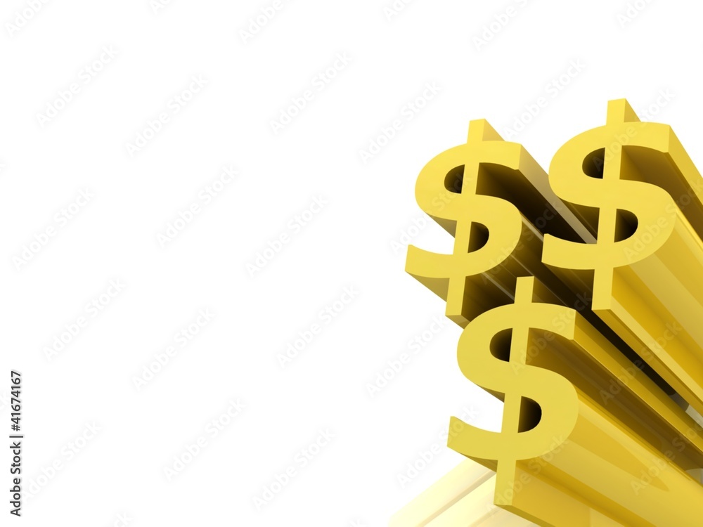 Obraz premium Dollar sign