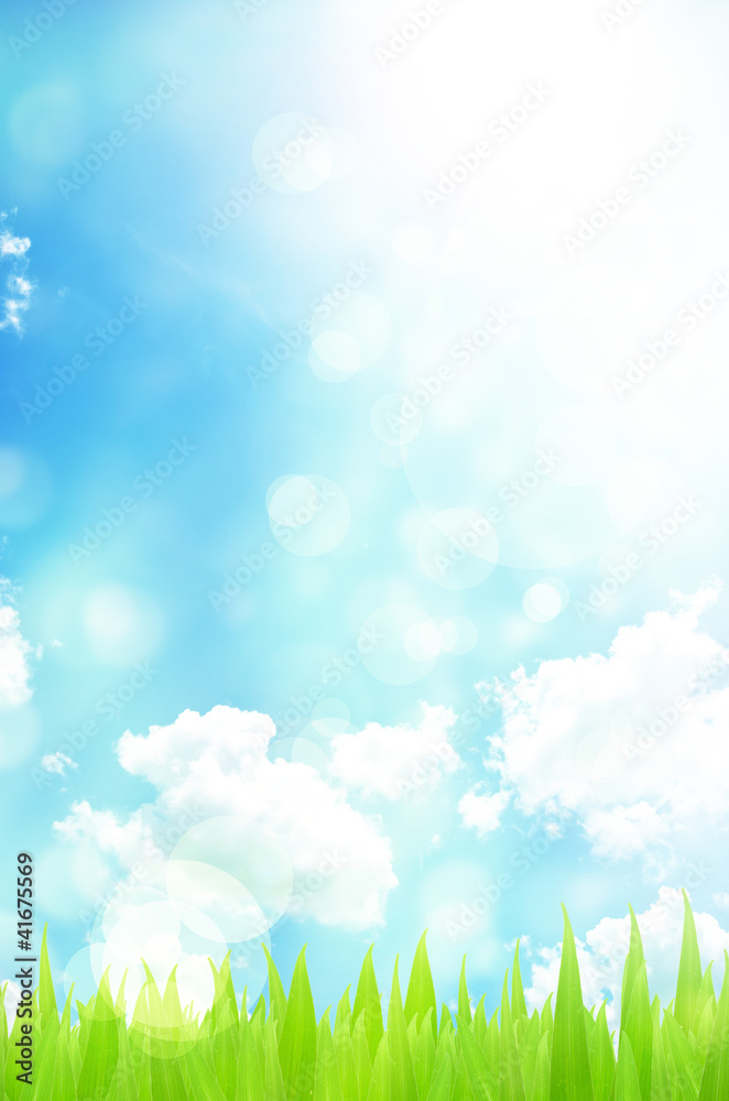 abstract spring green background and light reflect abstract spring green background and light reflect