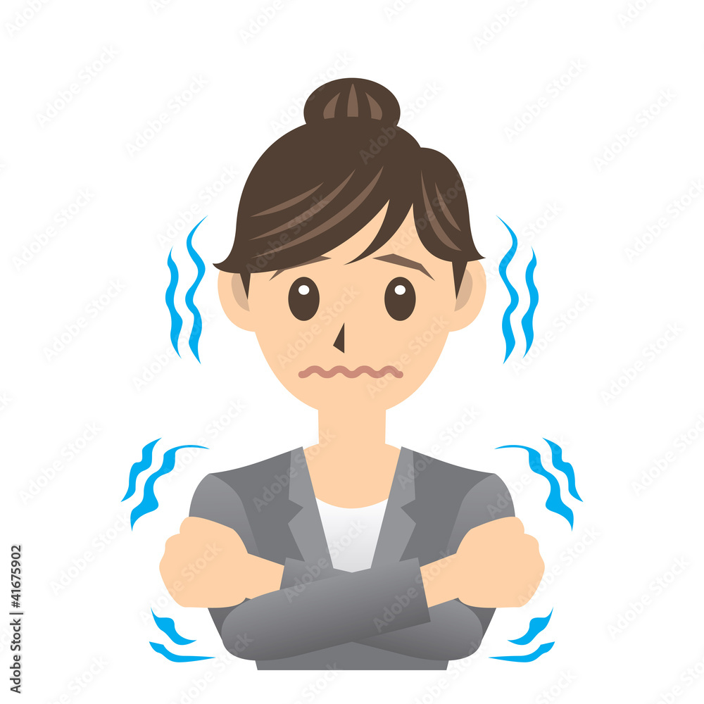 Ol C 風邪 イラスト 寒気 Stock イラスト Adobe Stock