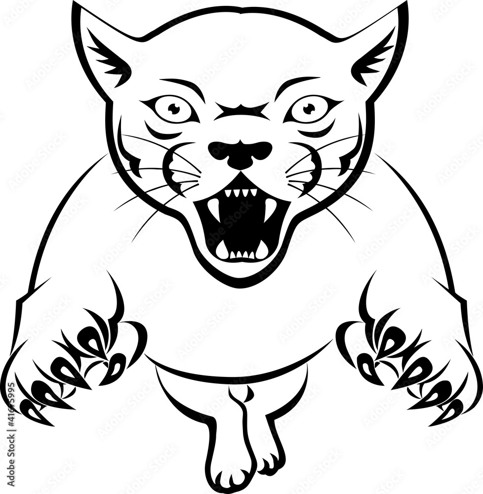 Panther Attacking Panther Attacking