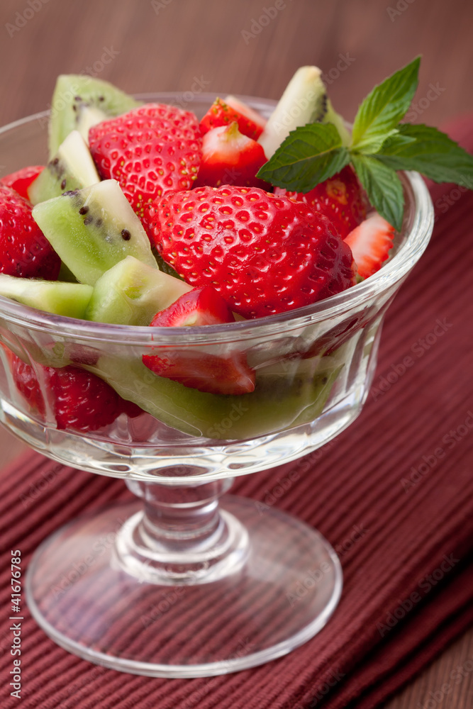 Kiwi and strawberry Kiwi and strawberry
