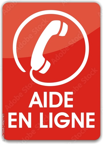 bouton aide en ligne