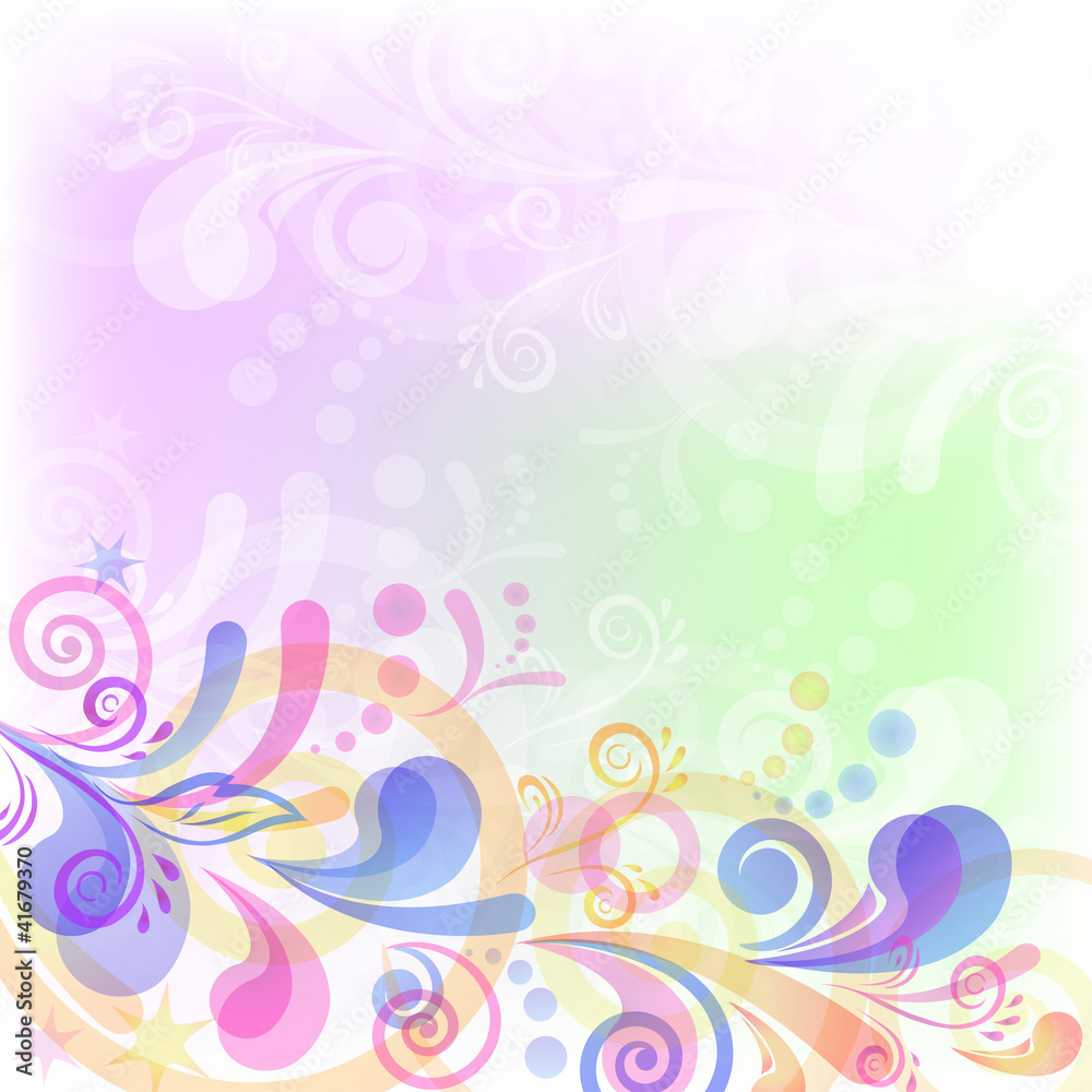 Abstract flower background