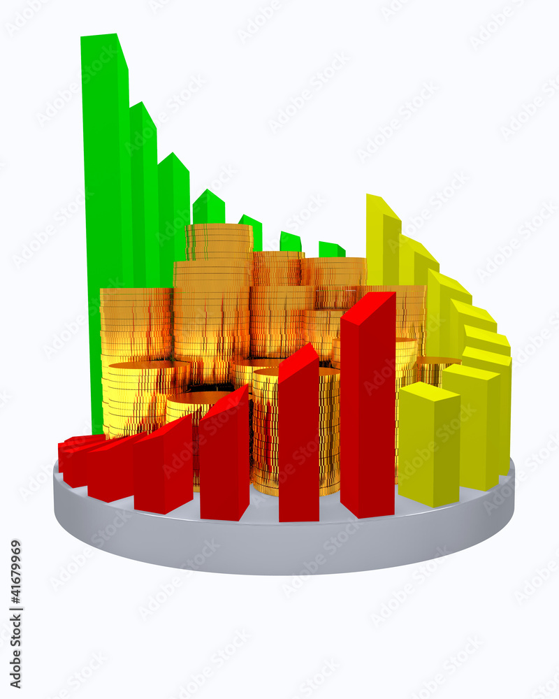 Fototapeta premium Financial concept