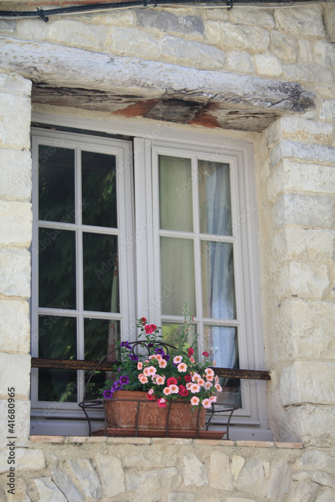 Window in the Provence, France