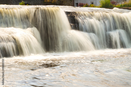 Beautiful cascades of Ennistymon in Co. Clare, Ireland