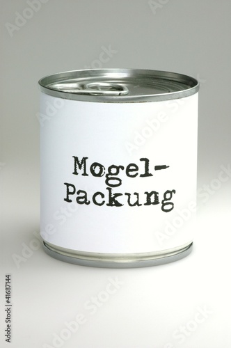 Dose - Mogelpackung